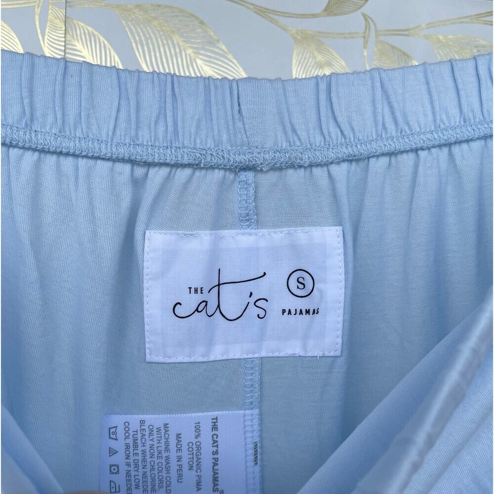 The Cat's Pajamas mariposa set in mist blue size small - Picture 12 of 12